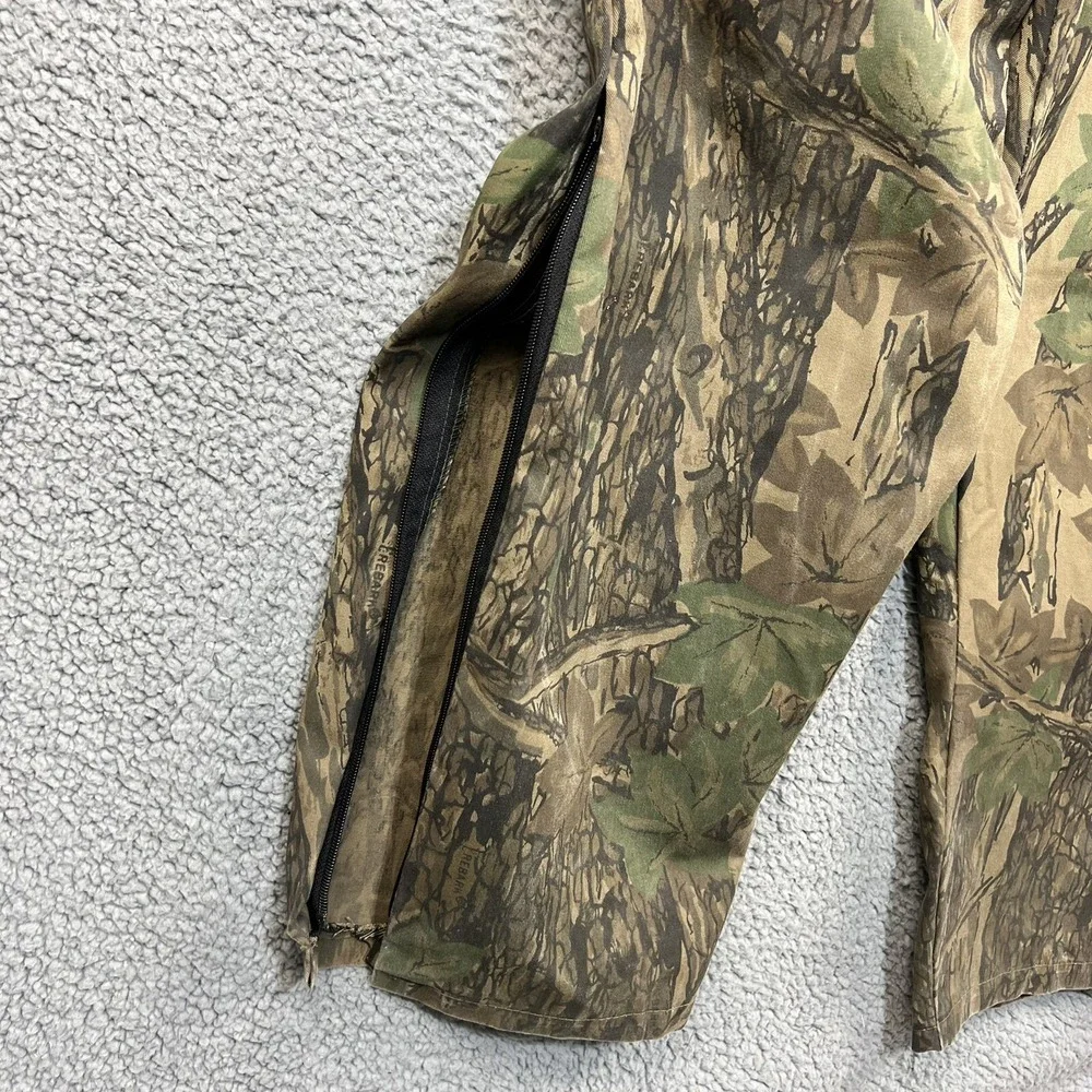 VTG 1-Piece Trebark Camouflage Coveralls‎ Hunting Jumpsuit USA Made Men's XL